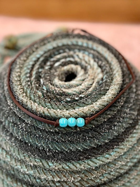 Triple Turquoise Choker