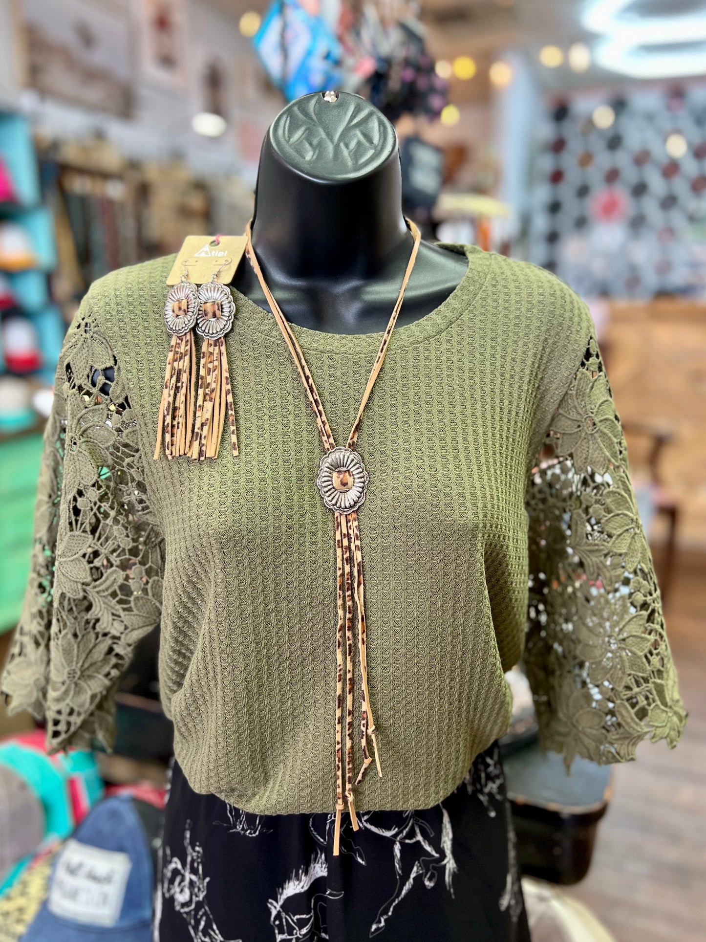 Garden Romance Top (OLIVE)