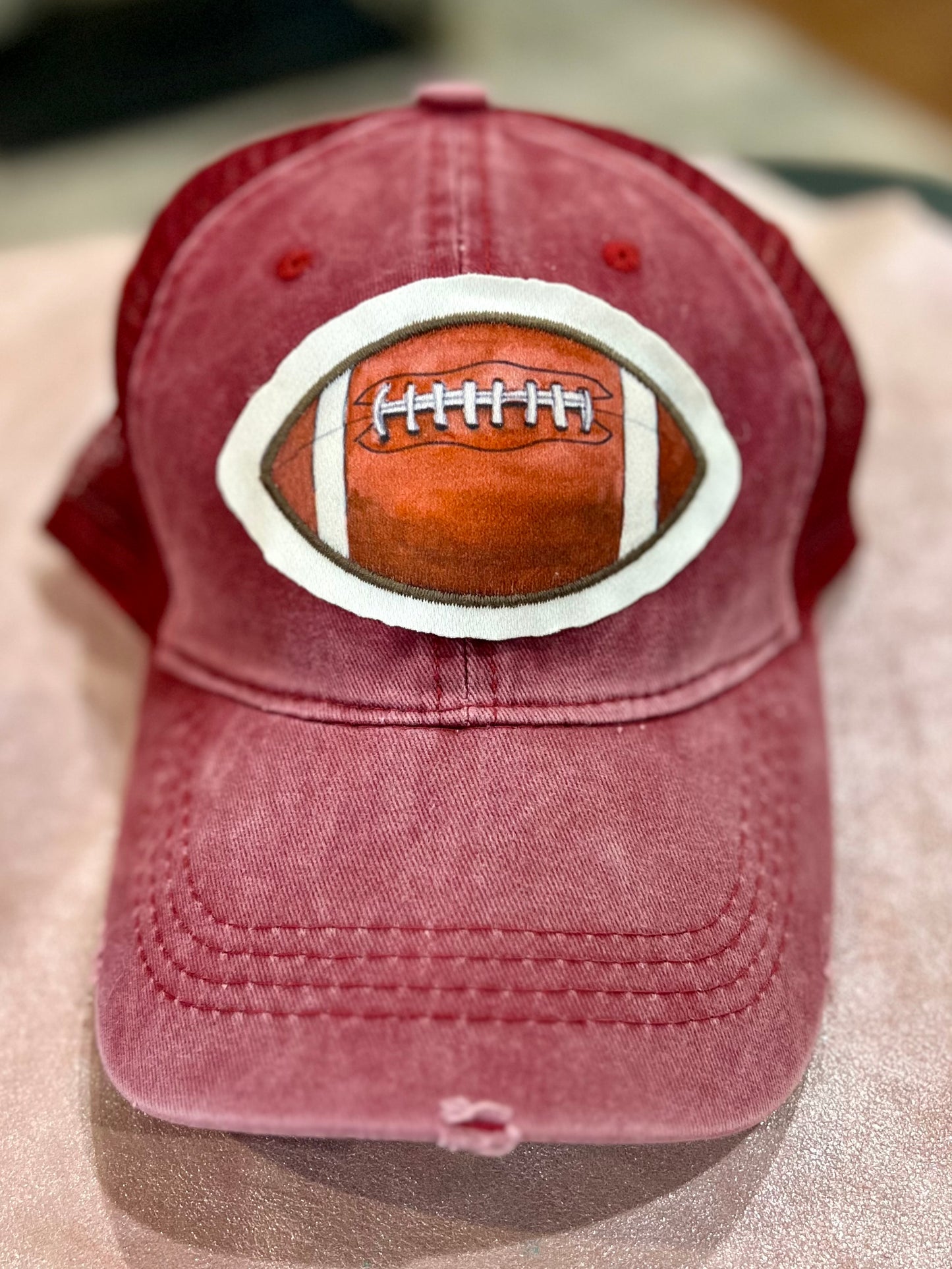 Football Cap (maroon)