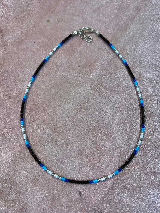 Midnight Beaded Necklace