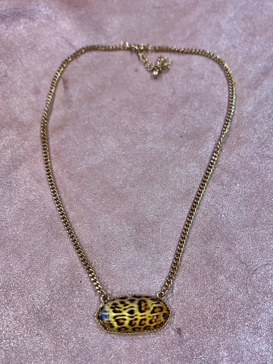 Leopard Dupe Necklace