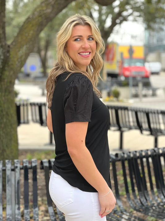 Nothing But Chic Top {BLACK}